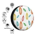 thumbnail image 5 of Rv Spare Tire Cover 17 inch - Light Bulb Pattern vintage Tire Covers for Trailers, Adjustable Camper Spare Tire Cover, 5 of 7