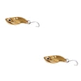 thumbnail image 1 of Toystoory Kit de cucharas de trucha Señuelo de pesca Crankbait Cebos Carpa de agua salada Swimbait Oro 3g 2Conjunto, 1 of 6