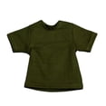thumbnail image 1 of Disfraz de camiseta a escala 1/6, ropa en miniatura de manga corta para modelo de muñeca de 12", accesorio de figuras de acción masculinas y femeninas Verde Hugo Figura manga corta, 1 of 9