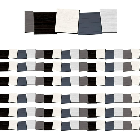 Teacher Created Resources TCR8535-6 Block Die-Cut Border Trim - Pack of 6