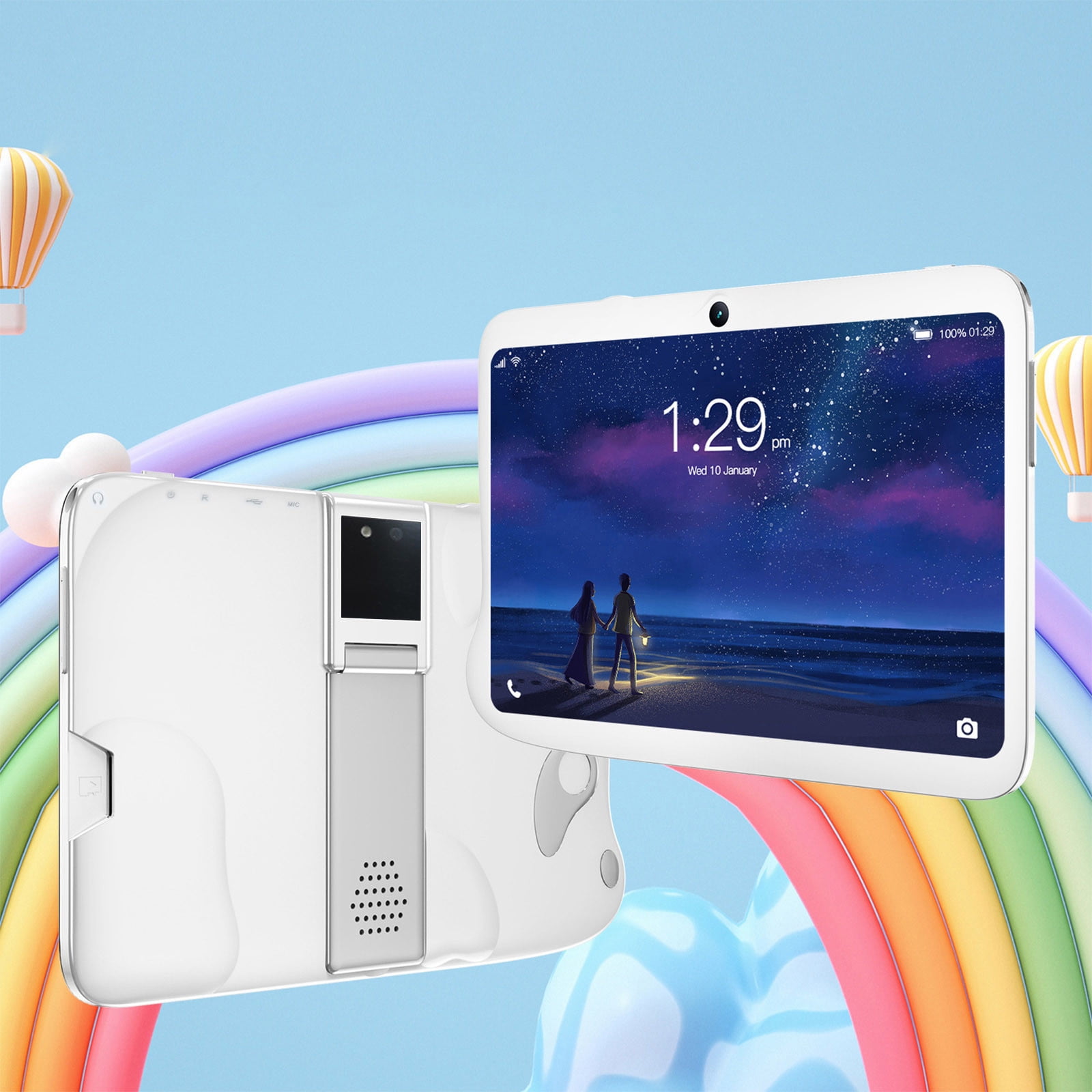 VBVC Tablet Laptop,Hd Tablet Wifi Bluetooth Android Voice Call Game Tablet,7Inch Ips Display Screen,Wifi,2Gb Ram+16Gb Rom,3000Mah,Android 5.1 System