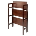 thumbnail image 3 of Winsome Torino 3-Pc Folding Storage Shelf Set w/ Fabric Basket, 3 of 11