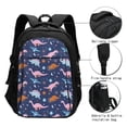 thumbnail image 3 of Balery Dinosaur Print USB Charging Backpack for Men and Women - Water-Resistant, Anti-Theft Laptop Backpack with USB Port for Travel, Work, School, and College, 3 of 7