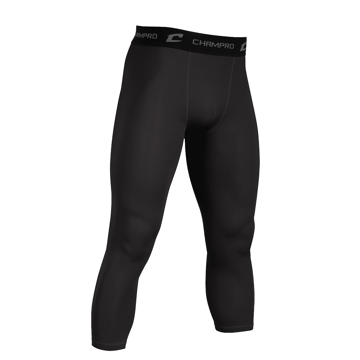 Champro 3/4 Length Adult Compression Pant - Black 