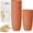 Orange, variant on Wheat Straw Cups 6 PCS Good Alternative to Plastic Reusable Cups 20 oz Unbreakable Drinking Cup Reusable Dishwasher Safe Water Plastic