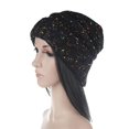 thumbnail image 5 of Buff Gorro de Punto Kim Black de Forro Polar para Mujer, Negro, Talla única EU, 5 of 5