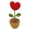 A, variant on Guozer Handmades Knitted Flowers Woven Potted Flowers, Rose Crochets, Self-made Simulated Flower Office Decorations, Finished Wool Products