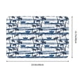 thumbnail image 3 of Xecao Palm Tree print Flannel Mat: Non-slip, 16x24in. Ideal for kitchen, bedroom, bath & living room., 3 of 9