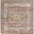 thumbnail image 1 of Ivory Geometric Distressed Oriental Turkish Area Rug, 1 of 5