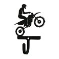 thumbnail image 2 of Home Indoor Modern Decorative Black Dirt Bike - Wall Hook Small, 2 of 2