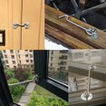 thumbnail image 4 of Cabin Hook,2 Pack Stainless Steel Shed Lock 4 Inch Gate Latch for Door Window Lock Silver, 4 of 4