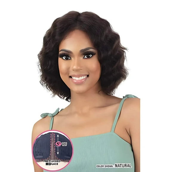 Mayde Beauty Lace and Lace 100% Human Hair HD Lace 5" Deep Part Wig - Lure Curl