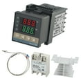 thumbnail image 1 of REX-C100 Temperature Controller SSR 40DA K 1300℃ Thermocouple Heat Sink Kit, 1 of 11