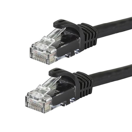 UPC: 0757901811791 | Monoprice 11206 6 in. Flexboot Series Cat5e 24AWG UTP Ethernet Network Patch Cable  Black