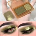 thumbnail image 2 of Paleta de sombra de ojos de doble Color, maquillaje portátil mate perlado, resistente al agua, larga duración, sin manchas, brillo Natural Gao Jinjia LED, 2 of 2