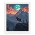 thumbnail image 5 of Paint by Numbers Kit for Adults, Wolf Howling Mountain Glowing Moon Paint by Numbers, Easy Paint by Numbers Kit for Adults Beginner, DIY Adult Paint by Number Kits on Canvas, Home Decor, 5 of 7