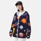 thumbnail image 3 of Fotbe Space Planet Chaqueta con Protección Solar UPF 50+ para Hombre y Mujer, Camisa con Capucha y Bolsillos-Large, 3 of 7