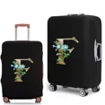 thumbnail image 1 of Luggage Cover Protective Suitcase Trolley Case Dust Cover 18 To 28 Inch Golden Flower Series Pattern Elastic Travel Protective 8Golden flower F S, 1 of 6