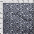 thumbnail image 3 of oneOone Rayon Medium Blue Fabric Tropical Texuredd Leaf Sewing Material Print Fabric by The Yard 56 Inch Wide, 3 of 4