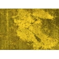 thumbnail image 1 of Ahgly Company Machine Washable Indoor Rectangle Oriental Yellow Industrial Area Rugs, 3' x 5', 1 of 4