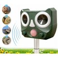 thumbnail image 1 of Ahuyentador de Gatos para Exteriores, Repelente Ultrasónico para Gatos y Perros, Carga Solar, Previene Perros y Gatos, Aves, para Jardines, Campos, guarderías, Impermeable IP56 Verde, 1 of 5