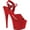 Red Jelly TPU/Red, variant on Women's Pleaser Adore 708N Heeled Sandal
