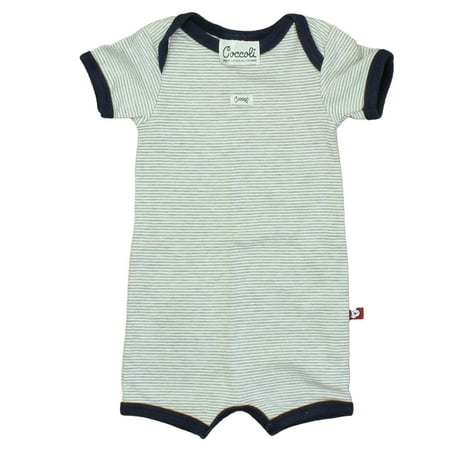 

Pre-owned Coccoli Boys White | Grey | Stripes Romper size: 3-6 Months