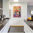thumbnail image 4 of Epic Art 'Red Flowers 2' by Allayn Stevens, Acrylic Glass Wall Art, 24"x36", 4 of 8