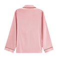 thumbnail image 6 of Women's Silk Satin Pajama Set 2Pcs long sleeve Bridal Bridesmaid PJs Sleepwear, 6 of 7