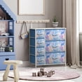thumbnail image 4 of Sorbus Classic 7 Drawer Dresser for Kids Bedroom, Tie-Dye Blue, 4 of 7