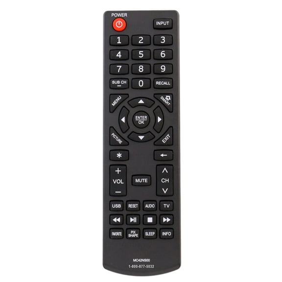 New MC42NS00 Remote Control fit for Sanyo LED HDTV LCD TV DP58D34 DP65E34 FVD3924 FVD5044 FVF5044M DP24E14 DP39D14 DP42D24 DP50E44 DP55D44 1-800-887-5032 18008875032