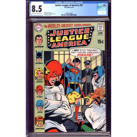 Justice League of America #81 - CGC 8.5 Comic Book