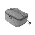 thumbnail image 3 of Fiambrera eléctrica con calefacción USB, calentador de almuerzo, tela Oxford con cremallera para adultos, calentador de alimentos, bolsa de aislamient Gris, 3 of 8