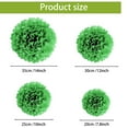 thumbnail image 4 of pitrice Paper flower ball grass green 4102, 4 of 9
