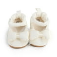 thumbnail image 3 of Yoyauz Baby Girl Mary Jane Shoes Anti Slip Rubber Sole Ballet Slippers Princess Dress Wedding Shoes Newborn Kids Shoes Toddler Shoes（0-12 Month）, 3 of 10