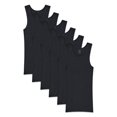 thumbnail image 1 of Camiseta sin mangas Gildan para hombre negra, talla XL (paquete de 6), 1 of 3