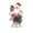 C, variant on Bdday Large Christmas Ornaments 12 Inch Tall New Standing Red Brown Clothes White Beard Santa Claus Back Gift Bag Christmas Home Scene Decoration Ornament Christmas Decorations Indoor