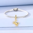 thumbnail image 4 of Dije Universal de Cáncer Dorado Bañado en Plata, 4 of 7