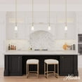 thumbnail image 3 of Hunter - Nolita 1-light Alturas Gold, Mini Pendant Light, Dimmable, Modern Style, Cone Shaped, for Bedrooms, Dining, Living Rooms - 19888, 3 of 7