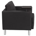 thumbnail image 2 of Bowery Hill Chaise d'Invité en Tissu avec Porte-Gobelet en Gris Anthracite, 2 of 4