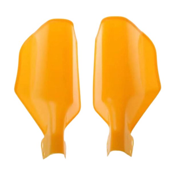 2 protectores de manos para motocicleta, protectores de manos para exteriores, repuesto para motocross y motocross Amarillo