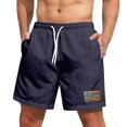 thumbnail image 3 of OHGOD Mens Shorts Casual Stretch - Shorts - Cargo Shorts for Men - 1 * Man Shorts - Navy - XL, 3 of 6