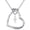 A-white gold, variant on Dorunmo Baptism Cross Necklaces 925 Sterling Silver Heart Cross Necklace Christian Baptism Gifts First Communion Cross Pendant Baptism Jewelry Gifts for Women