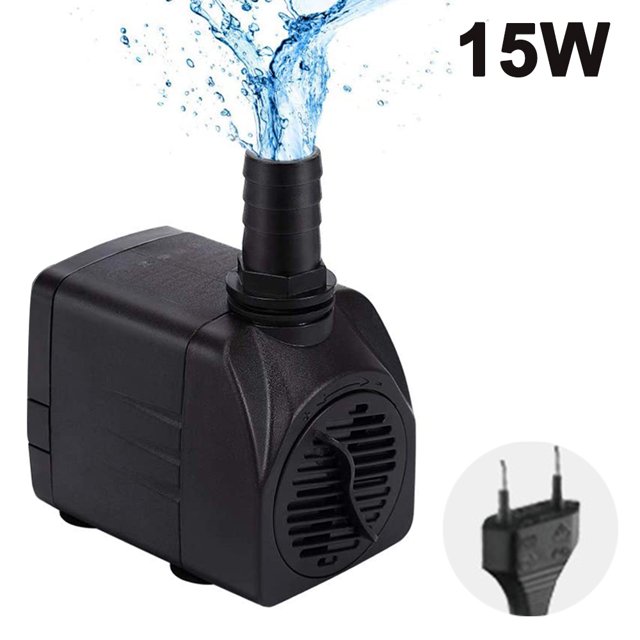 Autorización:Bomba sumergible, bomba de agua ultra silenciosa con bomba de fuente con cable de alimentación de 5 pies, 3 boquillas para peceras, acuarios, estatuas, hidroponía Adepaton 2034809-1