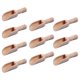 thumbnail image 4 of 10 Uds Mini cuchara de madera, cuchara de té para el día , cucharas para servir, pequeña, cuchara para granos de café, para té, leche en polv 75mm, 4 of 9