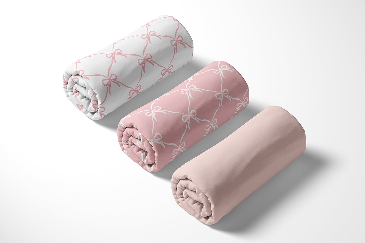 Sweet Jojo Designs Ballerina and Ballet Bows Girl Fitted Crib Sheets Set 3 Piece