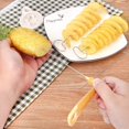 thumbnail image 5 of Cortador en espiral de papas Máquina cortadora de acero inoxidable para cocina Pelador de papas fritas Tornado de frutas Cortadora de papas, 5 of 5
