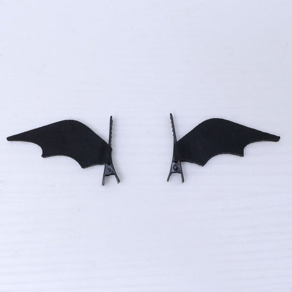 COMPUKAS Cartoon Hair Clips 2Pack Plastic Bat Wings for Toddlers Themed