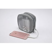 [Pouch] Travel Organizer Bag Multi-function Travel Portable Pouch - Ash Grey (S)