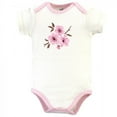 thumbnail image 6 of Touched by Nature Baby Girl Organic Cotton Bodysuits 5pk, Cherry Blossom, 6-9 Months, 6 of 6